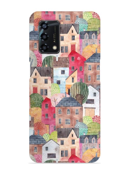 Abstract Seamless Pattern Snap Case for Oppo F19S