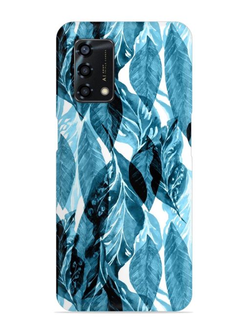 Leaves Pattern Jungle Snap Case for Oppo F19S Zapvi