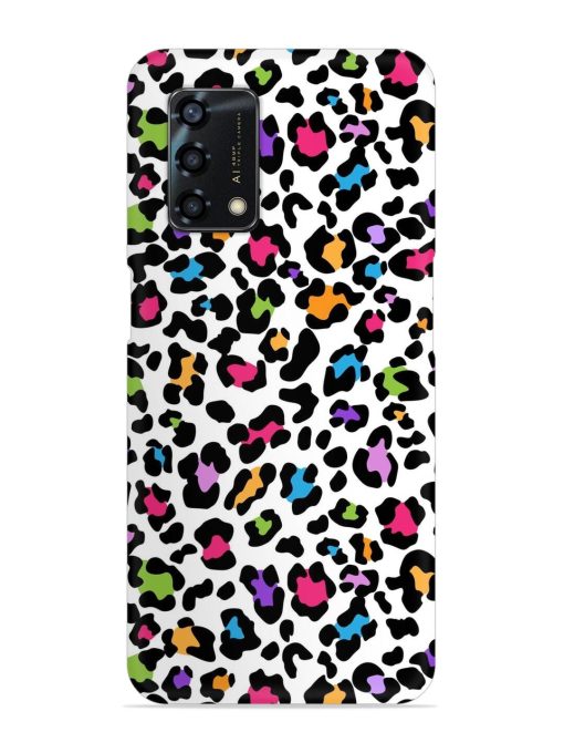 Seamless Leopard Pattern Snap Case for Oppo F19S Zapvi