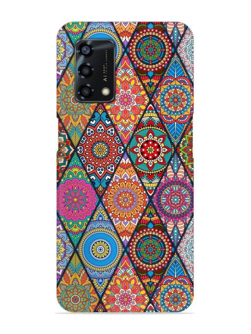 Seamless Tile Pattern Snap Case for Oppo F19S Zapvi