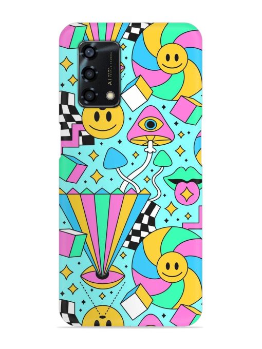 Trippy Rainbow 60S Snap Case for Oppo F19S Zapvi