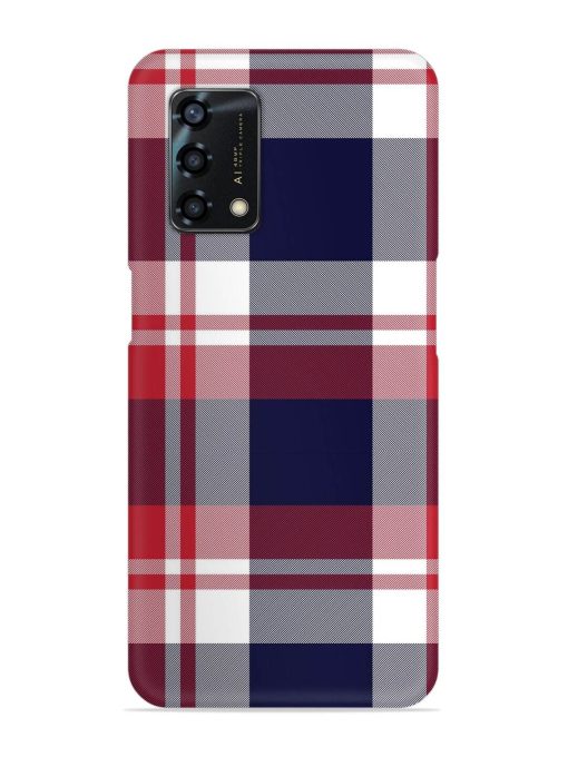 Classic Plaid Tartan Snap Case for Oppo F19S Zapvi