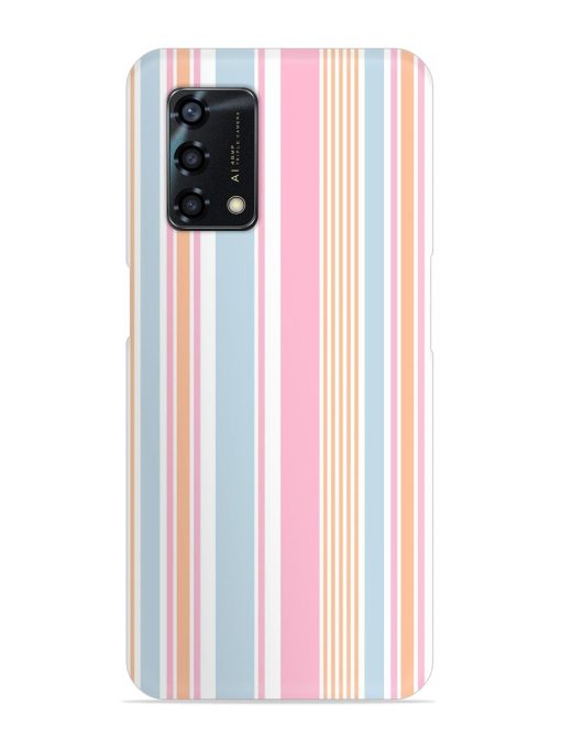 Stripe Seamless Pattern Snap Case for Oppo F19S Zapvi