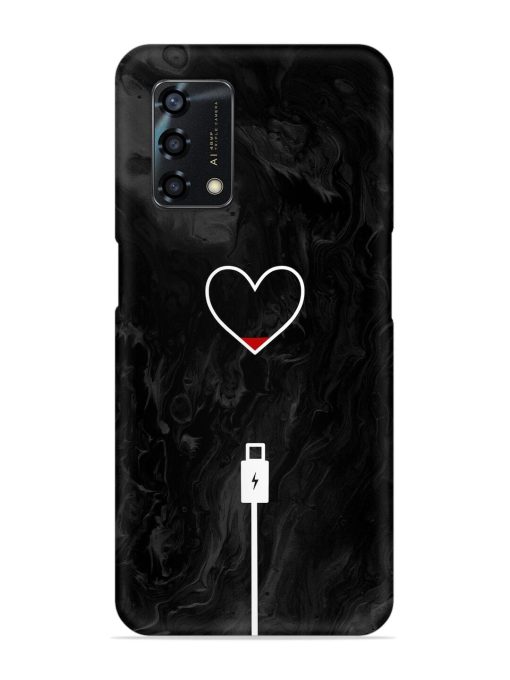 Heart Charging Vector Snap Case for Oppo F19S Zapvi