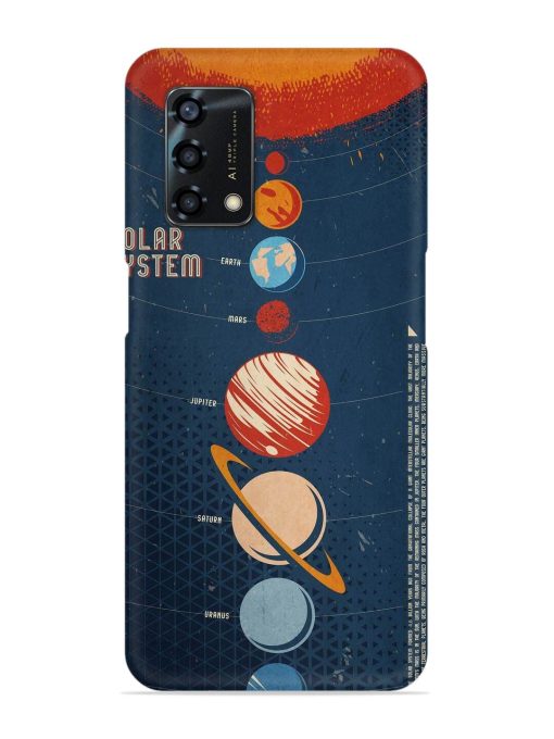 Solar System Vector Snap Case for Oppo F19S