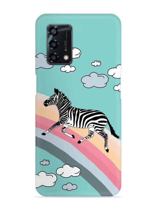 Running Zebra Snap Case for Oppo F19S Zapvi