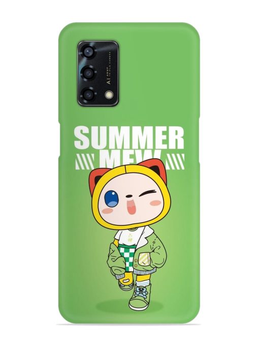 Summer Mew Snap Case for Oppo F19S Zapvi