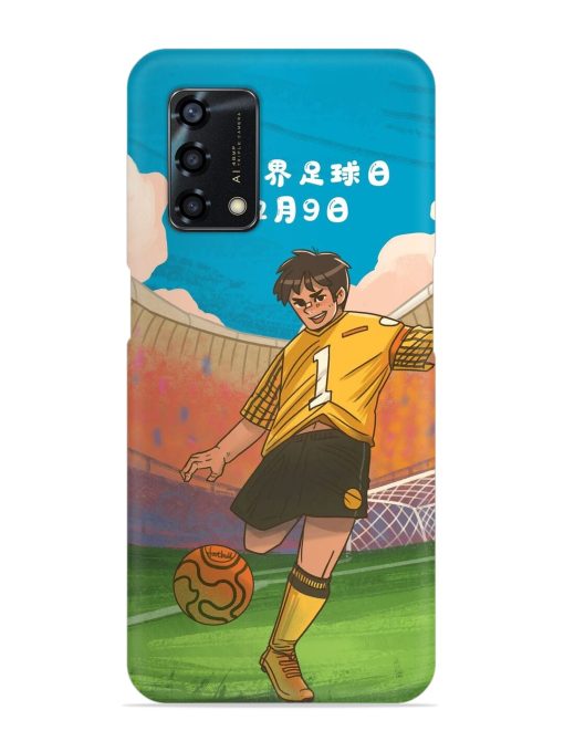 Soccer Kick Snap Case for Oppo F19S Zapvi