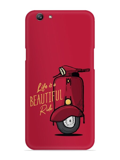 Life Is Beautiful Rides Snap Case for Oppo F1S Zapvi