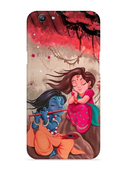 Radhe Krishna Water Art Snap Case for Oppo F1S Zapvi