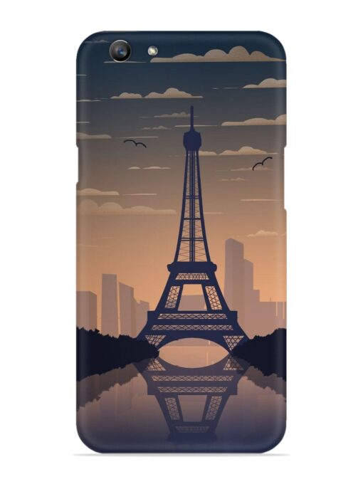 France Paris Eiffel Tower Gradient Snap Case for Oppo F1S Zapvi