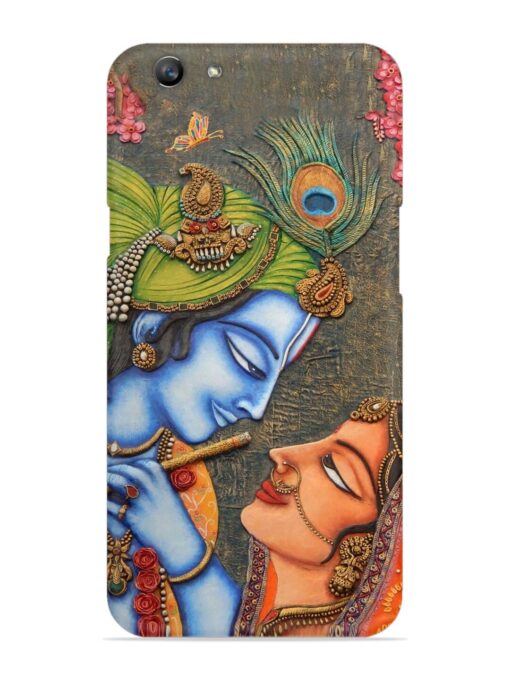 Lord Radha Krishna Flute Art Snap Case for Oppo F1S