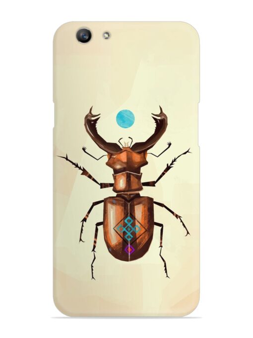 Stag Beetle Vector Snap Case for Oppo F1S Zapvi