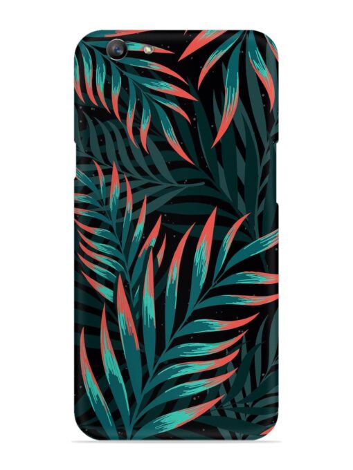 Green Leaf Art Snap Case for Oppo F1S Zapvi