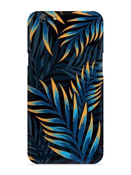 Abstract Leaf Art Snap Case for Oppo F1S Zapvi