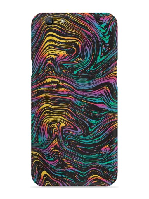 Abstract Liquid Colors Snap Case for Oppo F1S Zapvi