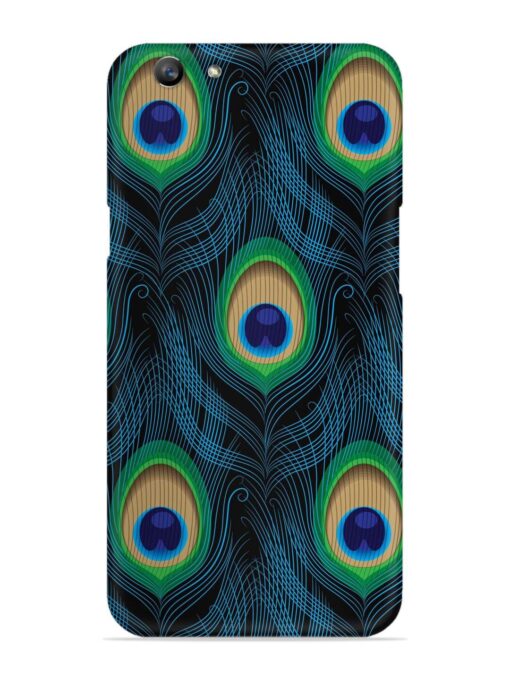 Seamless Pattern Peacock Snap Case for Oppo F1S