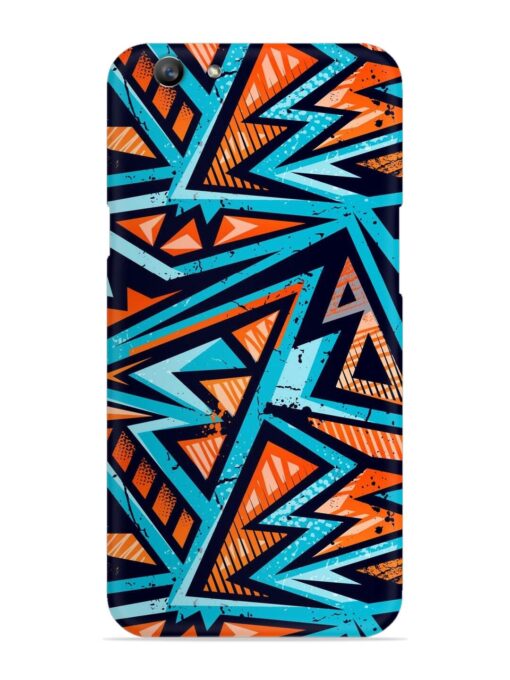 Abstract Seamless Grunge Snap Case for Oppo F1S Zapvi