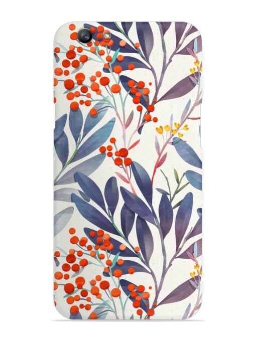 Seamless Floral Pattern Snap Case for Oppo F1S Zapvi