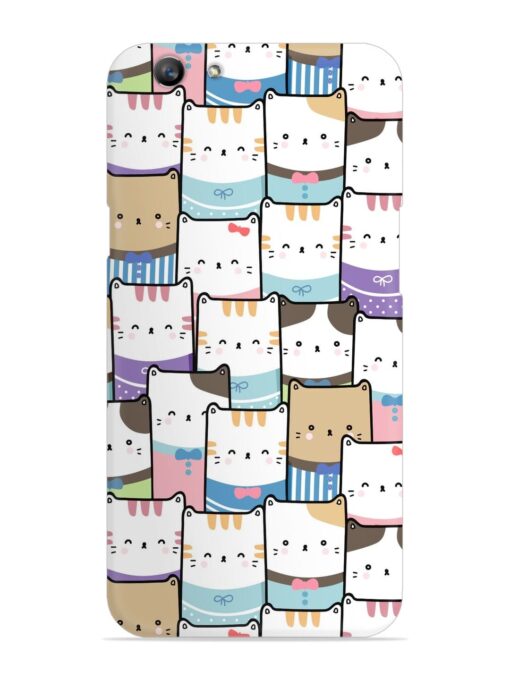 Cute Adorable Cat Snap Case for Oppo F1S Zapvi