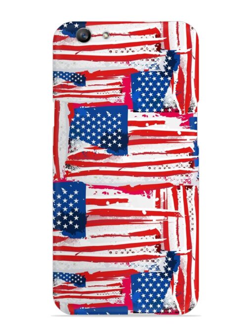 Usa Flag Seamless Snap Case for Oppo F1S Zapvi