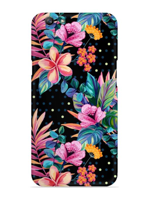 Seamless Floral Pattern Snap Case for Oppo F1S