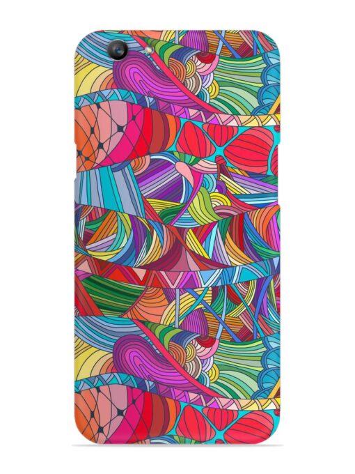 Seamless Patterns Hand Drawn Snap Case for Oppo F1S Zapvi