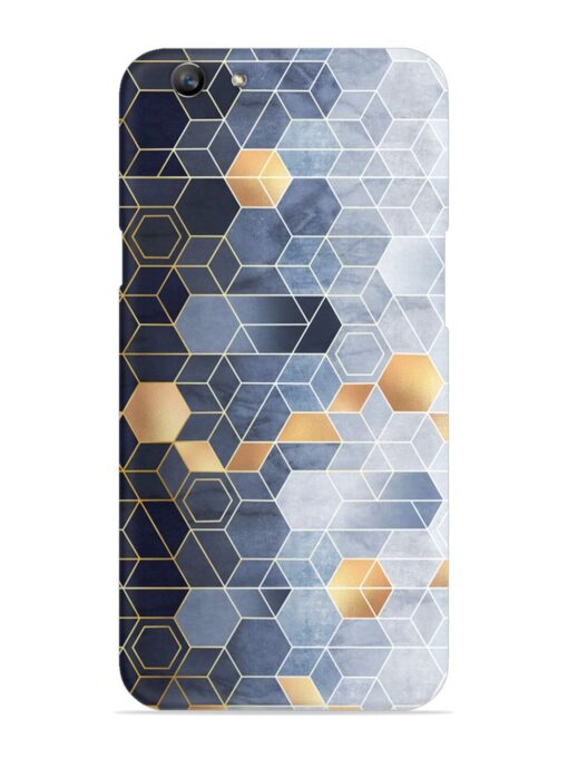 Geometric Abstraction Hexagons Snap Case for Oppo F1S Zapvi