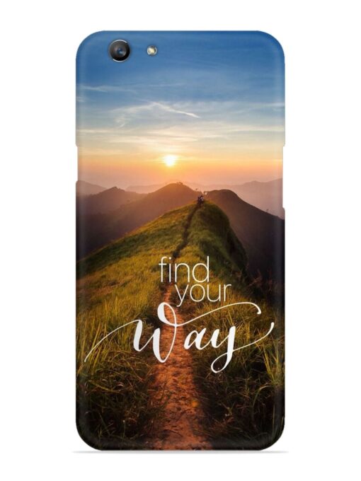 Find Your Way Snap Case for Oppo F1S Zapvi