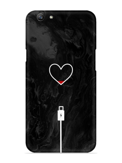 Heart Charging Vector Snap Case for Oppo F1S Zapvi