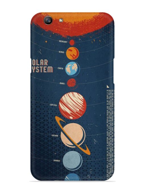 Solar System Vector Snap Case for Oppo F1S