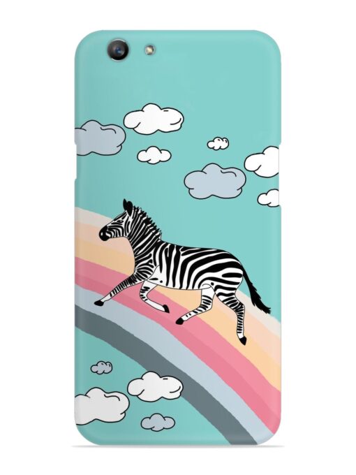 Running Zebra Snap Case for Oppo F1S Zapvi