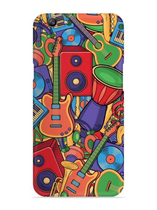 Colorful Music Art Snap Case for Oppo F1S Zapvi