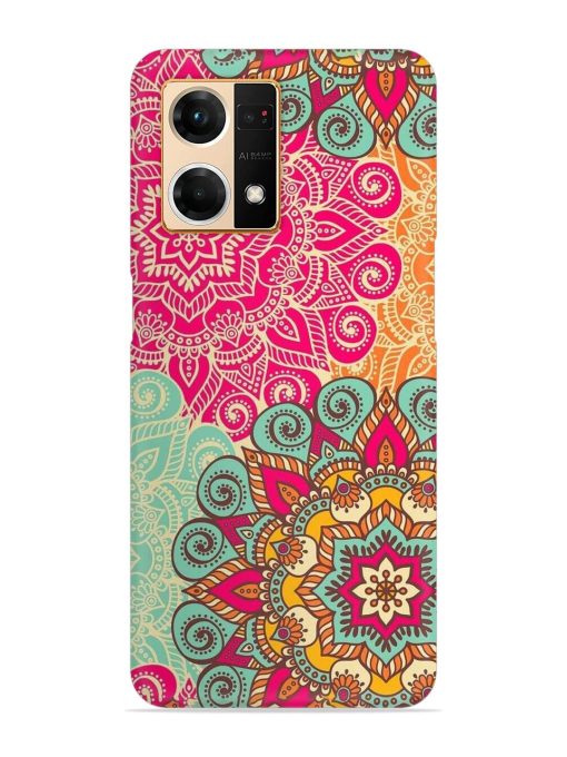 Mandala Seamless Snap Case for Oppo F21 Pro (4G) Zapvi