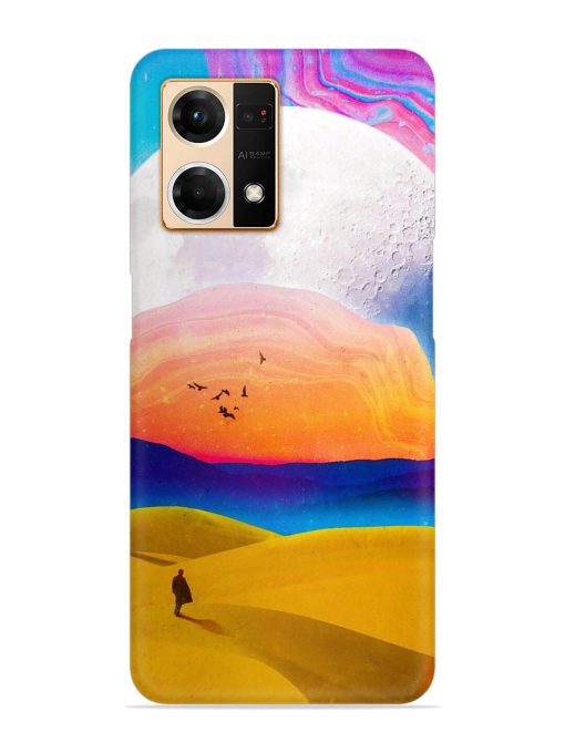 Sandy Desert Snap Case for Oppo F21 Pro (4G) Zapvi