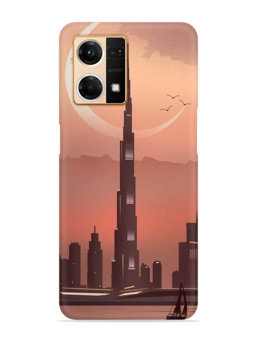 Landmark Burj Khalifa Snap Case for Oppo F21 Pro (4G) Zapvi