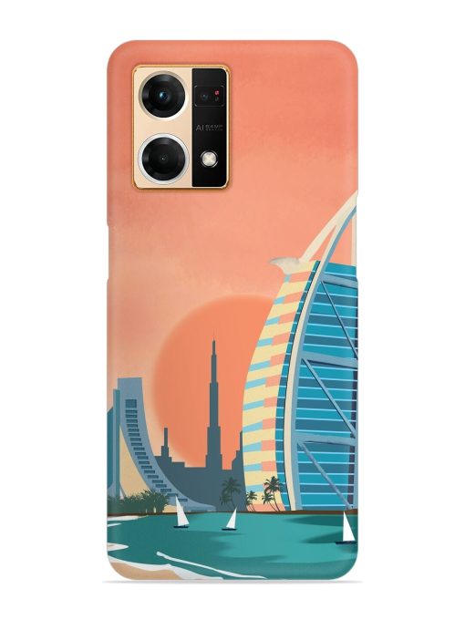 Dubai Architectural Scenery Snap Case for Oppo F21 Pro (4G) Zapvi