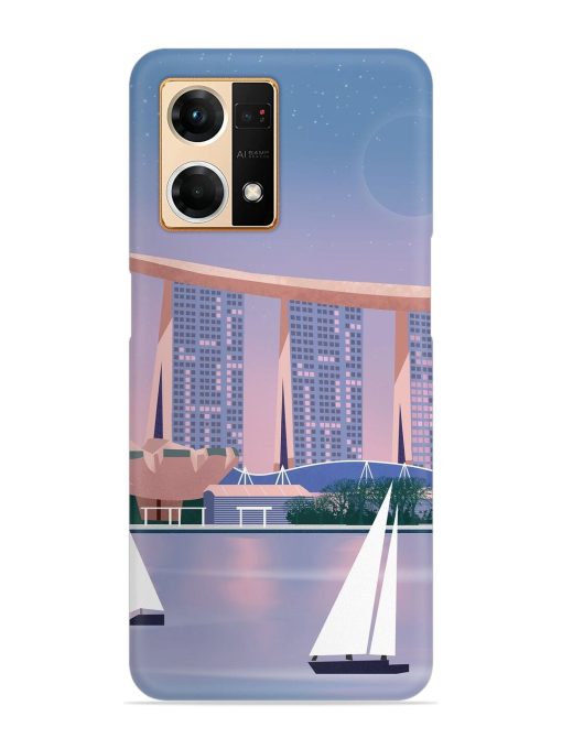 Singapore Scenery Architecture Snap Case for Oppo F21 Pro (4G) Zapvi