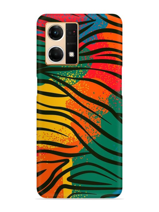 Bright Colorful Snap Case for Oppo F21 Pro (4G)