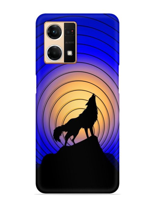 Fox Roaring Design Snap Case for Oppo F21 Pro (4G)