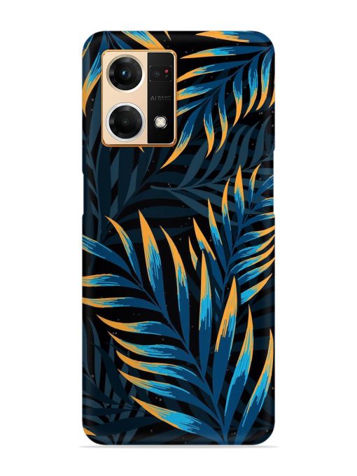 Abstract Leaf Art Snap Case for Oppo F21 Pro (4G) Zapvi