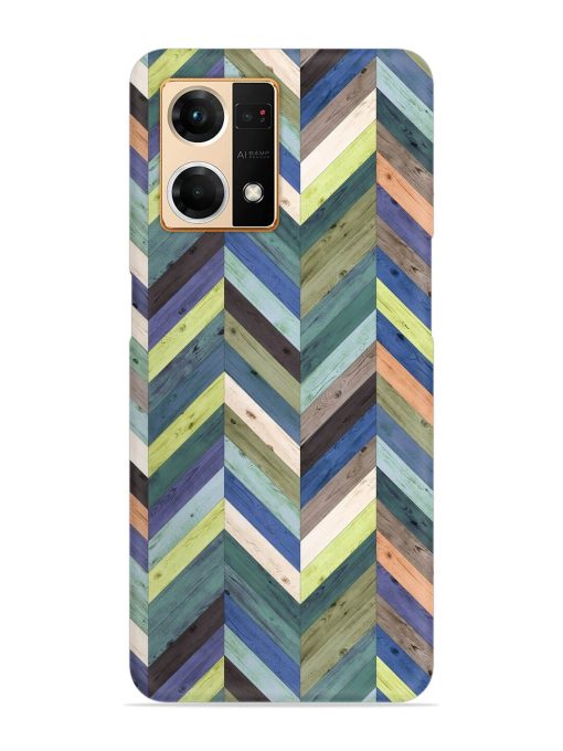 Chevron Random Color Snap Case for Oppo F21 Pro (4G)