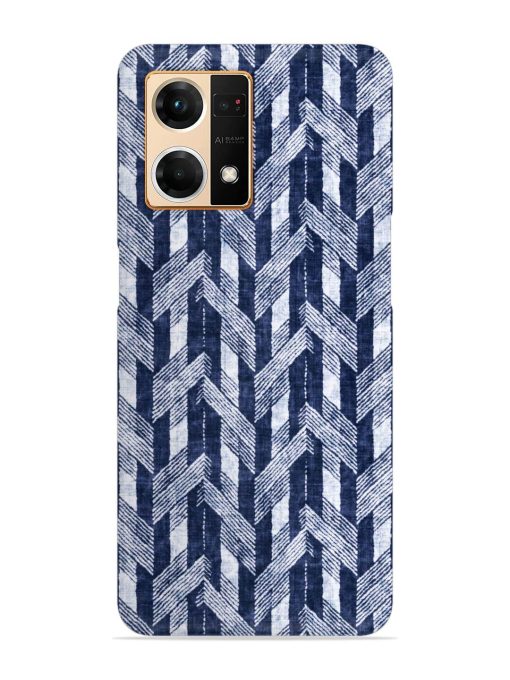 Abstract Herringbone Motif Snap Case for Oppo F21 Pro (4G) Zapvi