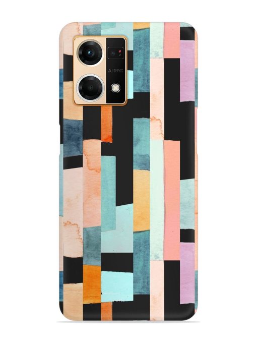 Geometric Seamless Pattern Snap Case for Oppo F21 Pro (4G)