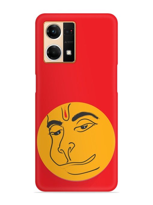 Lord Hanuman Vector Snap Case for Oppo F21 Pro (4G)