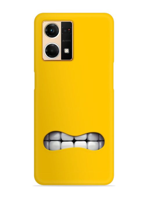 Mouth Character On Snap Case for Oppo F21 Pro (4G)