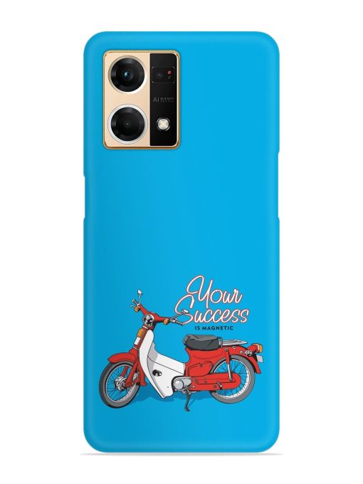 Motorcycles Image Vector Snap Case for Oppo F21 Pro (4G)