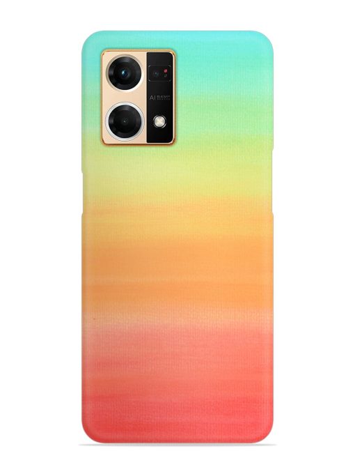 Background Sky Watercolor Snap Case for Oppo F21 Pro (4G)