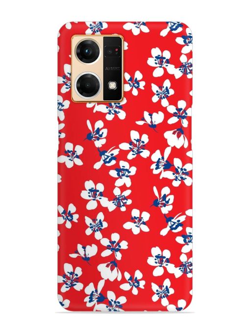 Hand Drawn Abstract Snap Case for Oppo F21 Pro (4G)