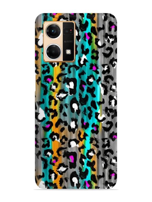 Mix Animal Skin Snap Case for Oppo F21 Pro (4G)